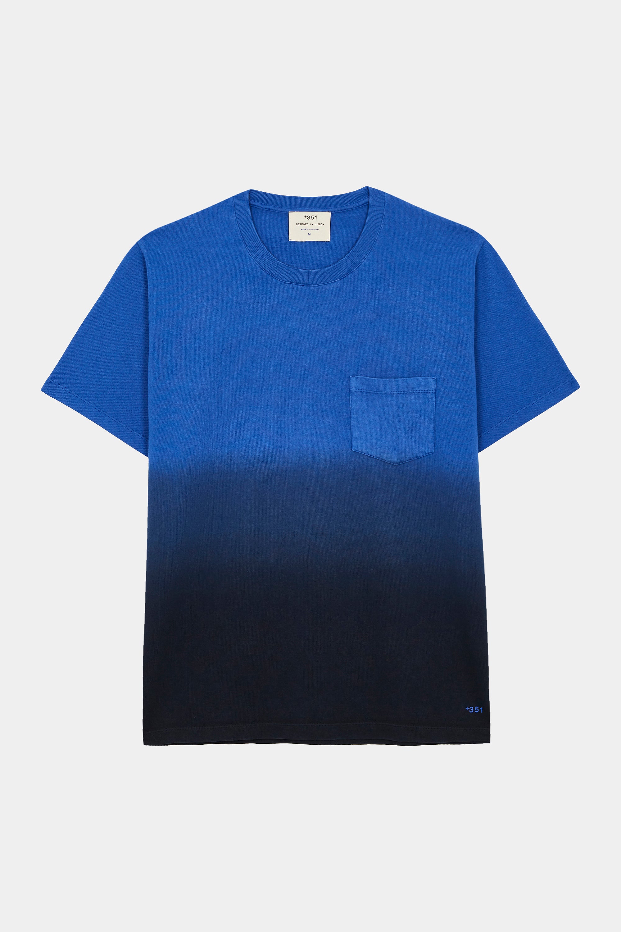 T-SHIRT GRAPHIC GRADIENT AZURE FLAME/BLACK