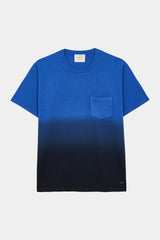 T-SHIRT GRAPHIC GRADIENT AZURE FLAME/BLACK
