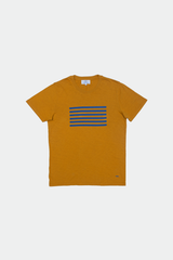 TSHIRT GRAPHIC FREQUENCY SAND/STEEL BLUE