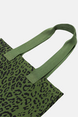 TOTE LEOPARD GREEN