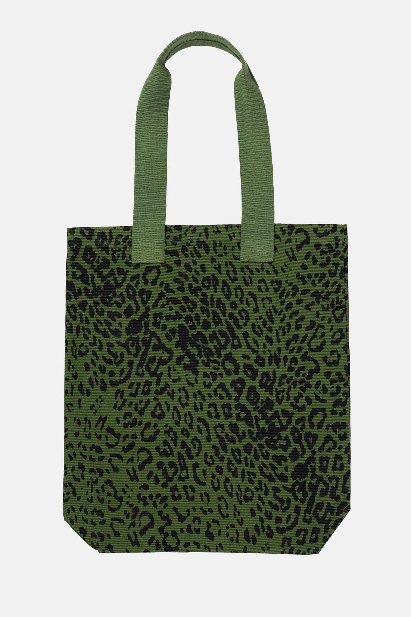 TOTE BAG LEOPARD GREEN