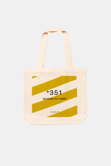 TOTE BAG STRIPES LIME