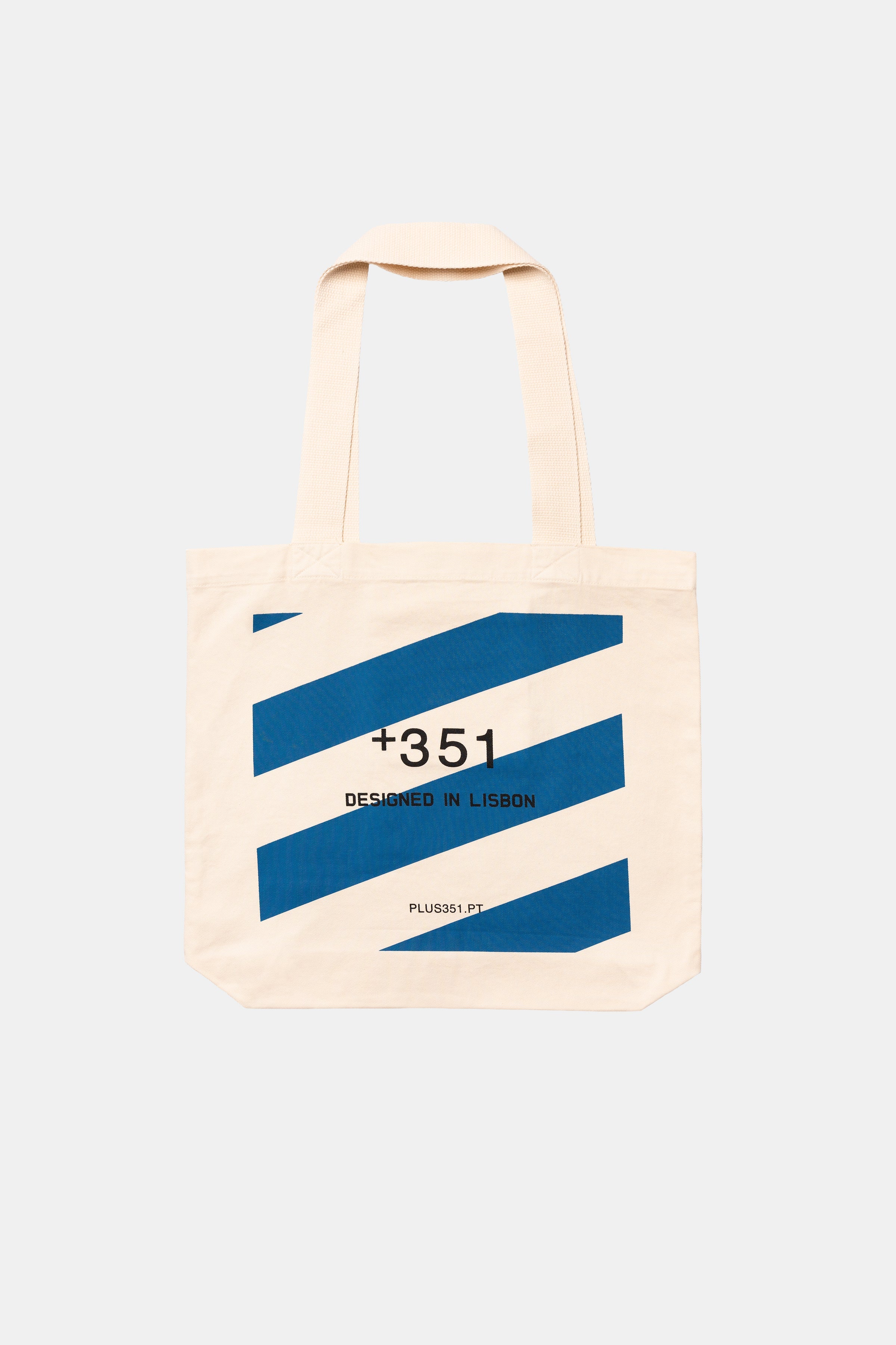 STEEL BLUE STRIPES TOTE-BAG