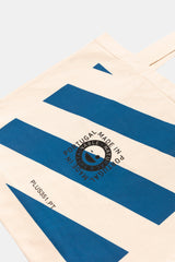 STEEL BLUE STRIPES TOTE-BAG