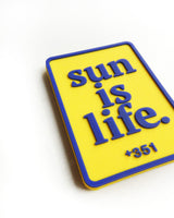 MAGNET SUN IS LIFE YELLOW