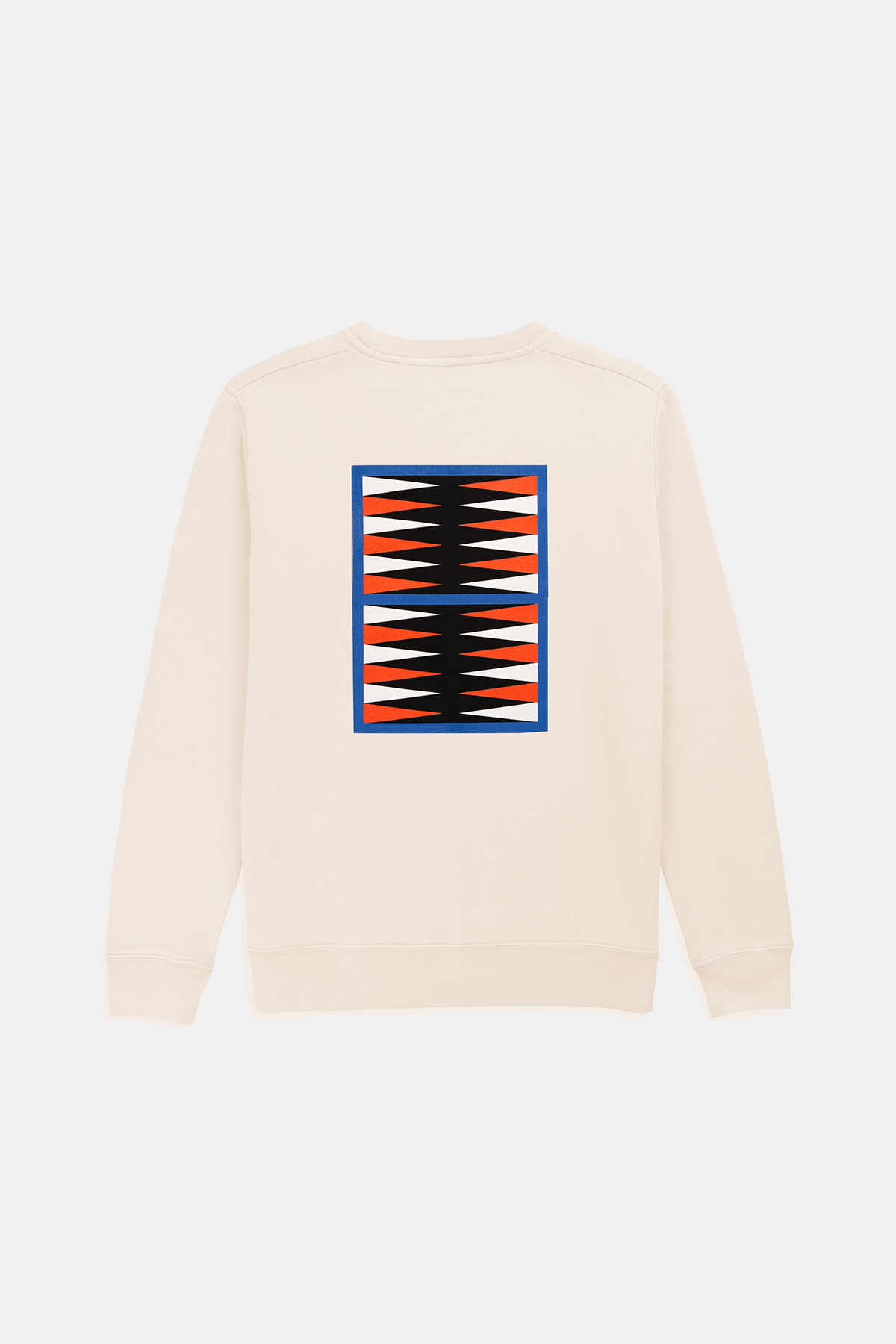 SWEATSHIRT GRAPHIC BACKGAMMON CRU