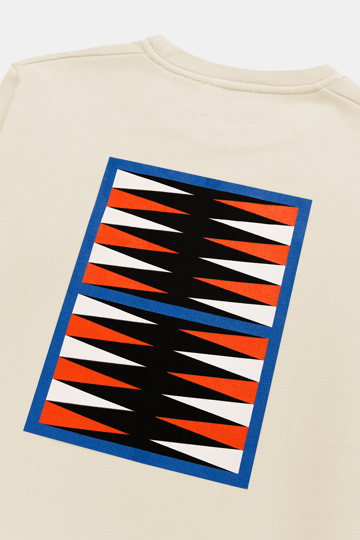 SWEATSHIRT GRAPHIC BACKGAMMON CRU