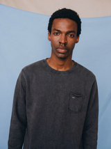 SWEATSHIRT ESSENTIAL BLACK FADE OUT