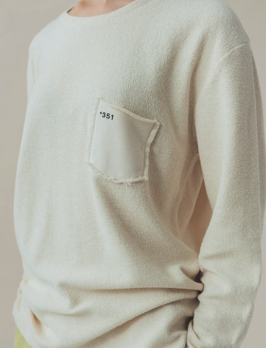 SWEATSHIRT RUSTIC OFF WHITE