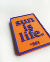 MAGNET SUN IS LIFE ORANGE