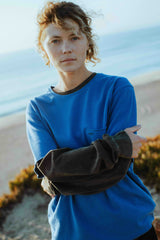 LONG SLEEVE RIB BLACK FADEOUT