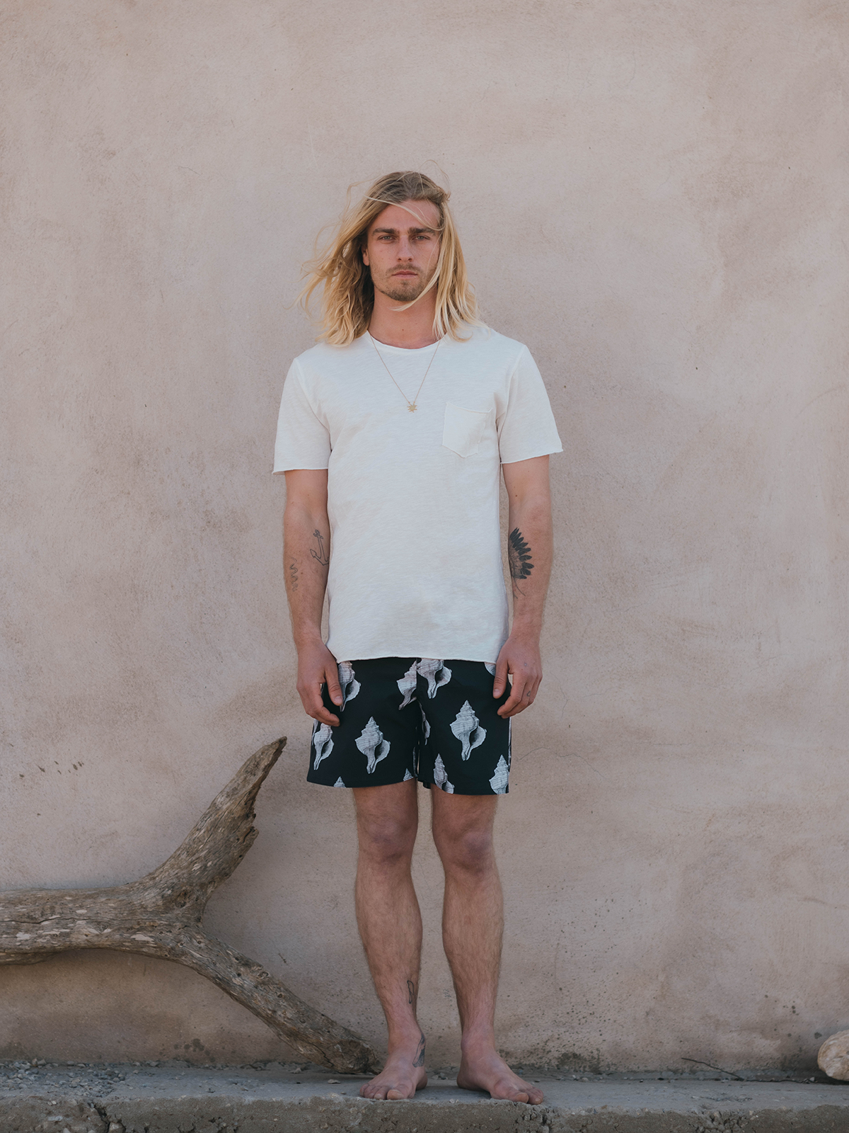 T-SHIRT ESSENCIAL LOGO FREE OFF-WHITE