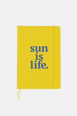 NOTEBOOK SUN IS LIFE YELLOW