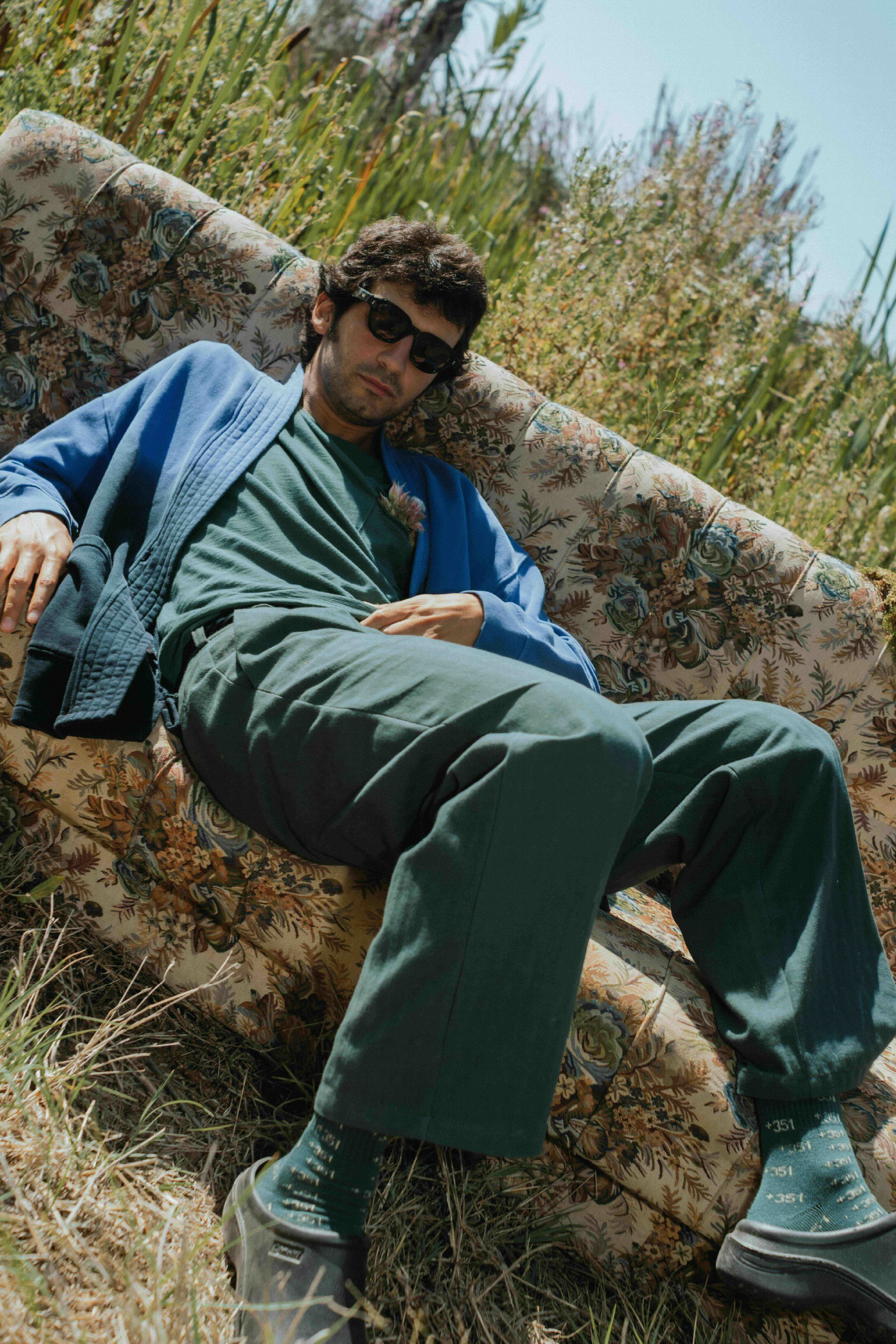 PANTS FLANNEL DEEP GREEN