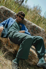 PANTS FLANNEL DEEP GREEN