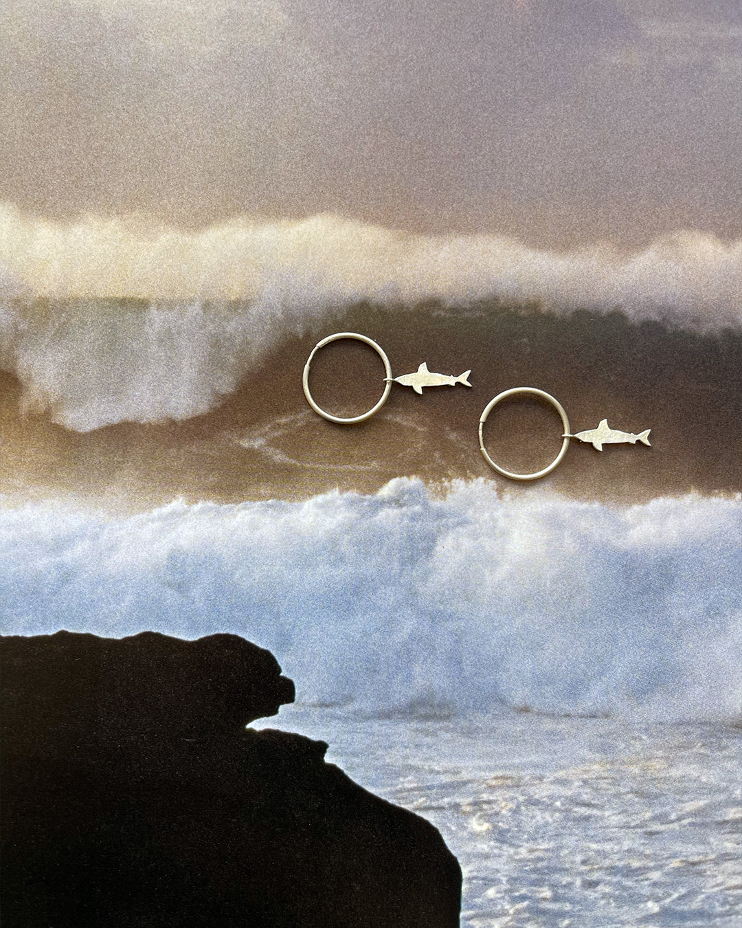 HOOPS SHARK MEDIUM SILVER