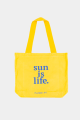 TOTE BAG SUN IS LIFE YELLOW