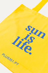 TOTE BAG SUN IS LIFE YELLOW