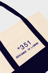 TOTE BAG +351 CRU/NAVY BLUE