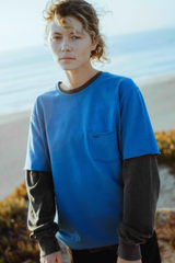 T-SHIRT HEAVYWEIGHT AZURE FLAME
