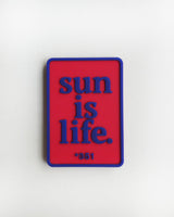 MAGNET SUN IS LIFE RED