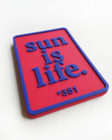 MAGNET SUN IS LIFE RED