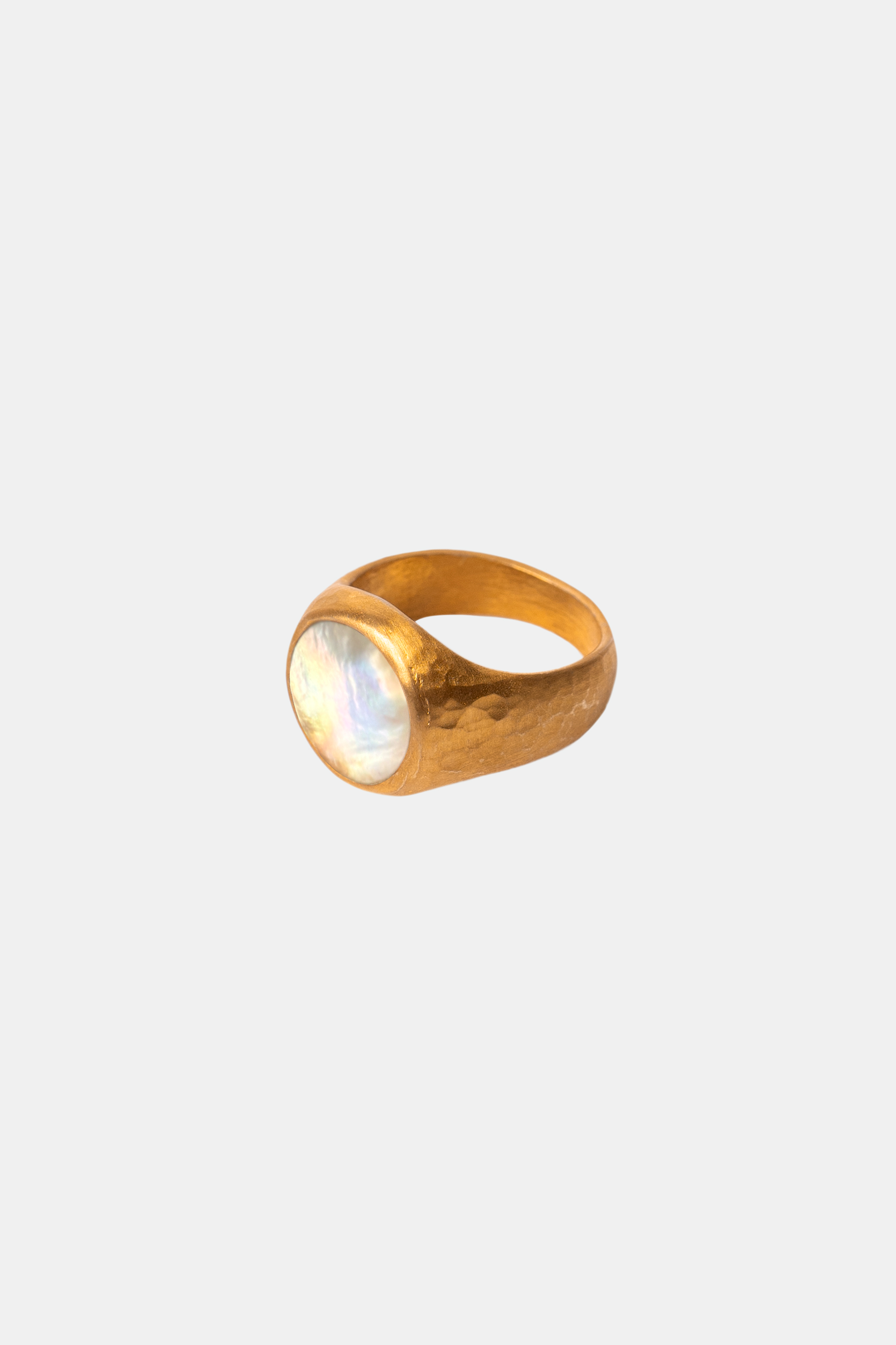 WHITE STONE RING
