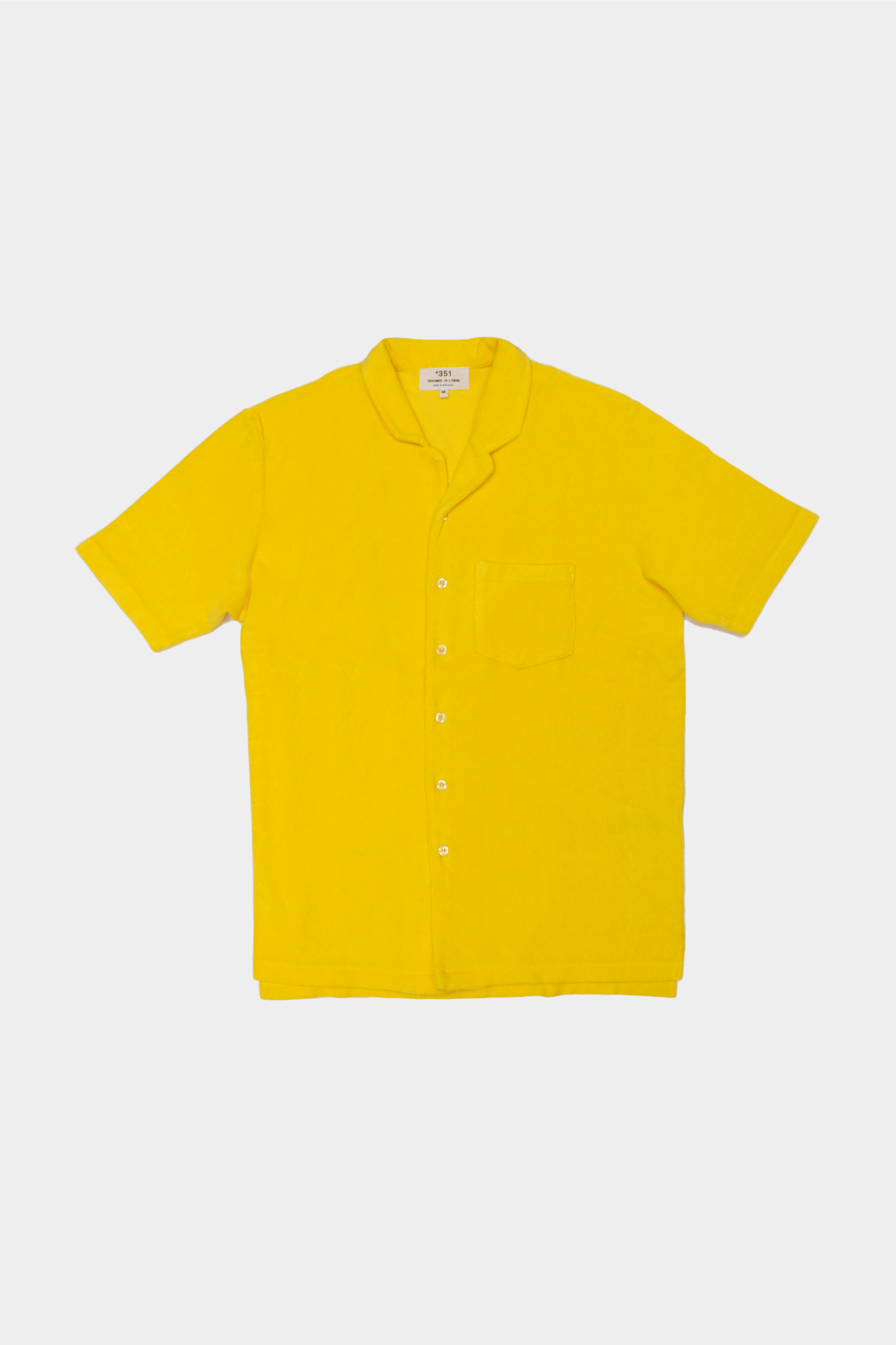 SHIRT TERRY PALE YELLOW