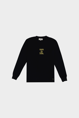 LONG SLEEVE GRAPHIC SUN IS LIFE BLACK/PALE YELLOW